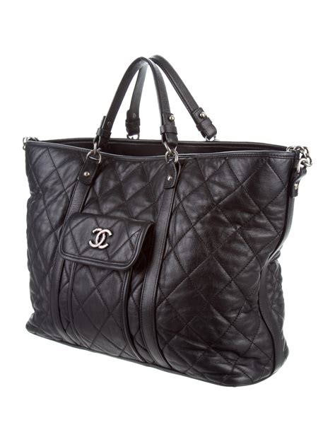 shop chanel bags|large zipped shopping bag chanel.